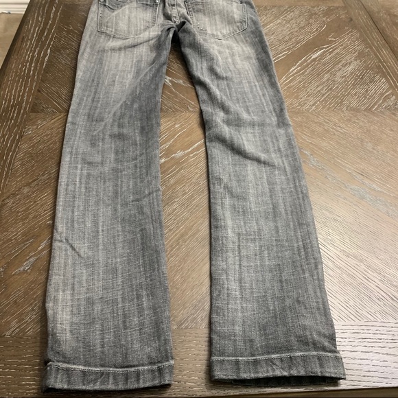 Free People dark gray straight leg denim jeans - Picture 4 of 14